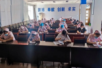 强理论 提技能 河南誉美肾病护理部组织开展上半年护理知识考核